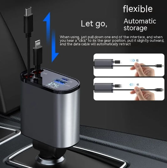 Quad-Port Car Charger